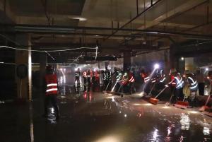 抗洪搶險，河南三建在行動——鄭州阜外華中心血管病醫院清淤攻堅紀實